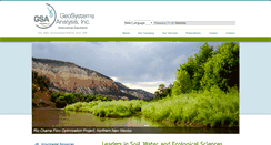 Desktop Screenshot of gsanalysis.com